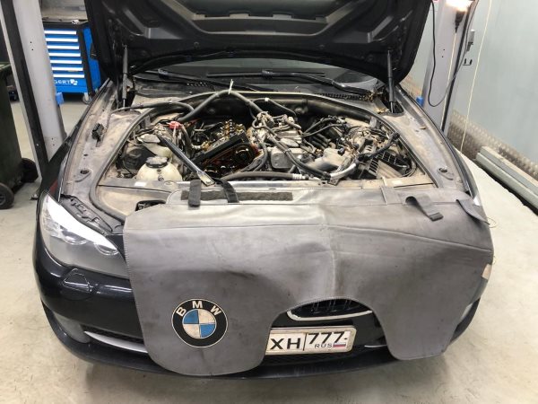 Замена стартера BMW