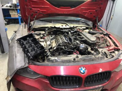 BMW 320d F30: очистка системы впуска на двигателе N47