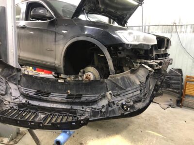 Установка защитных сеток радиаторов BMW X4 F26