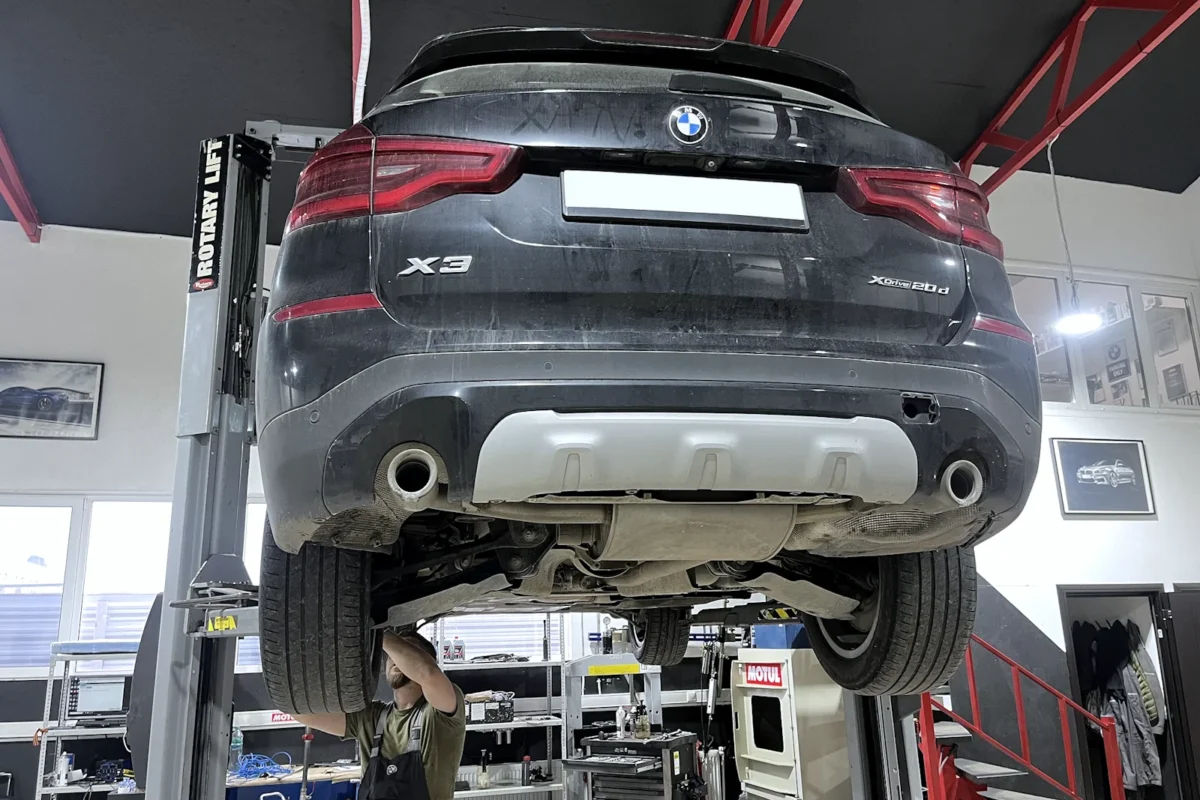 Замена сайлентблока заднего редуктора BMW X3 G01