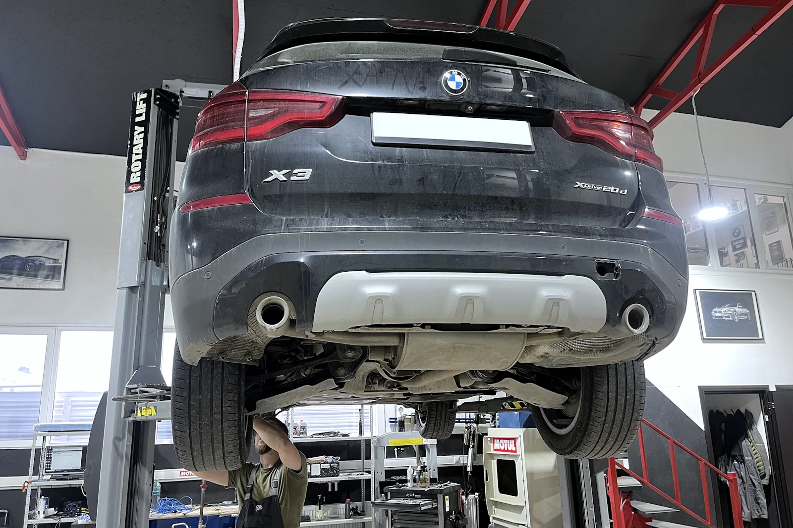 Замена сайлентблока заднего редуктора BMW X3 G01 Замена сайлентблока заднего редуктора BMW X3 G01